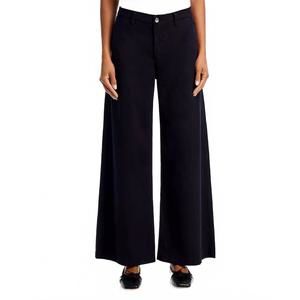 NEW AG JEANS caden wide leg trouser pants in black